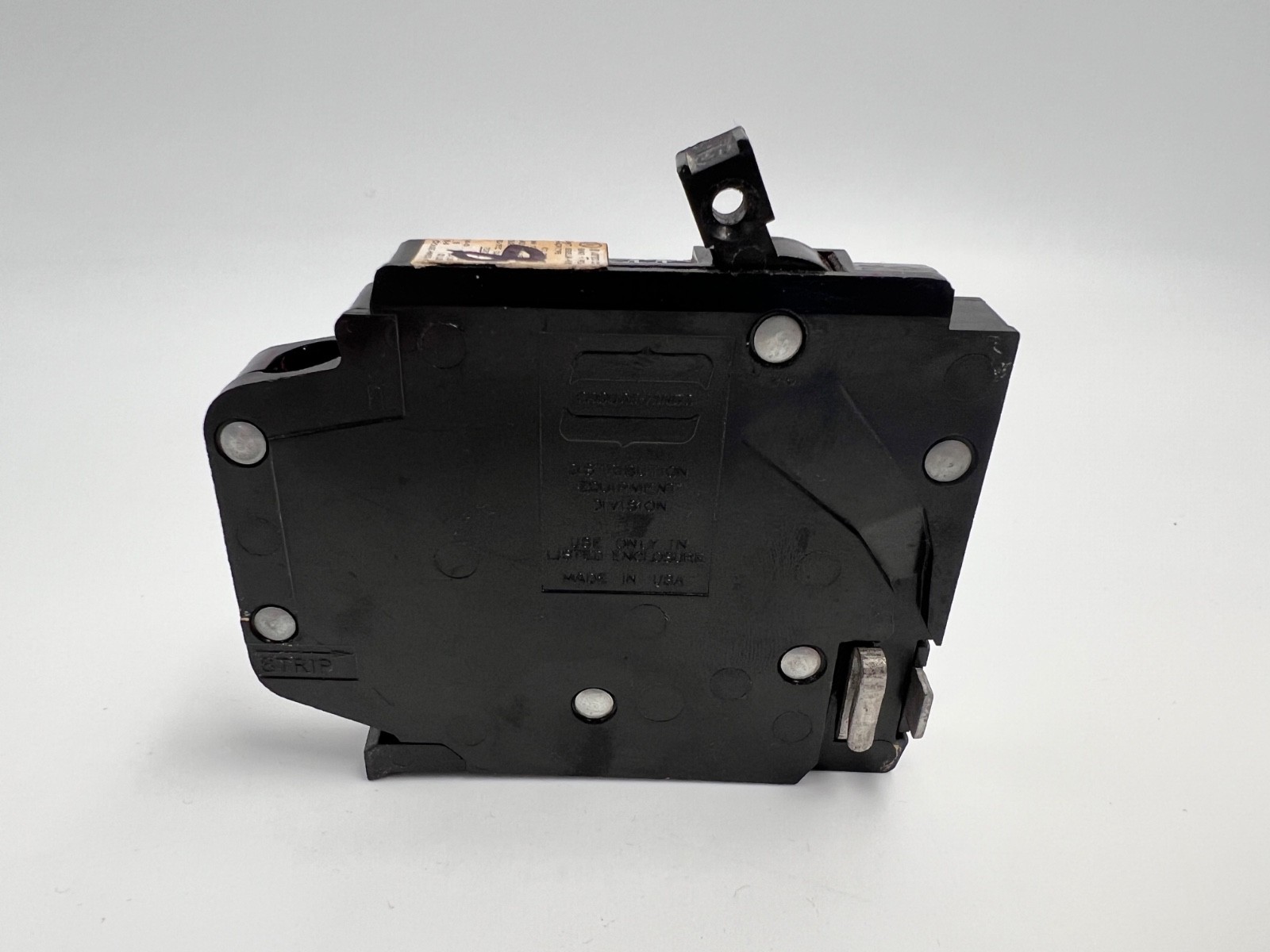 Crouse Hinds 15 Amp 1 Pole MH115R MH/MM Circuit Breaker Right Clip