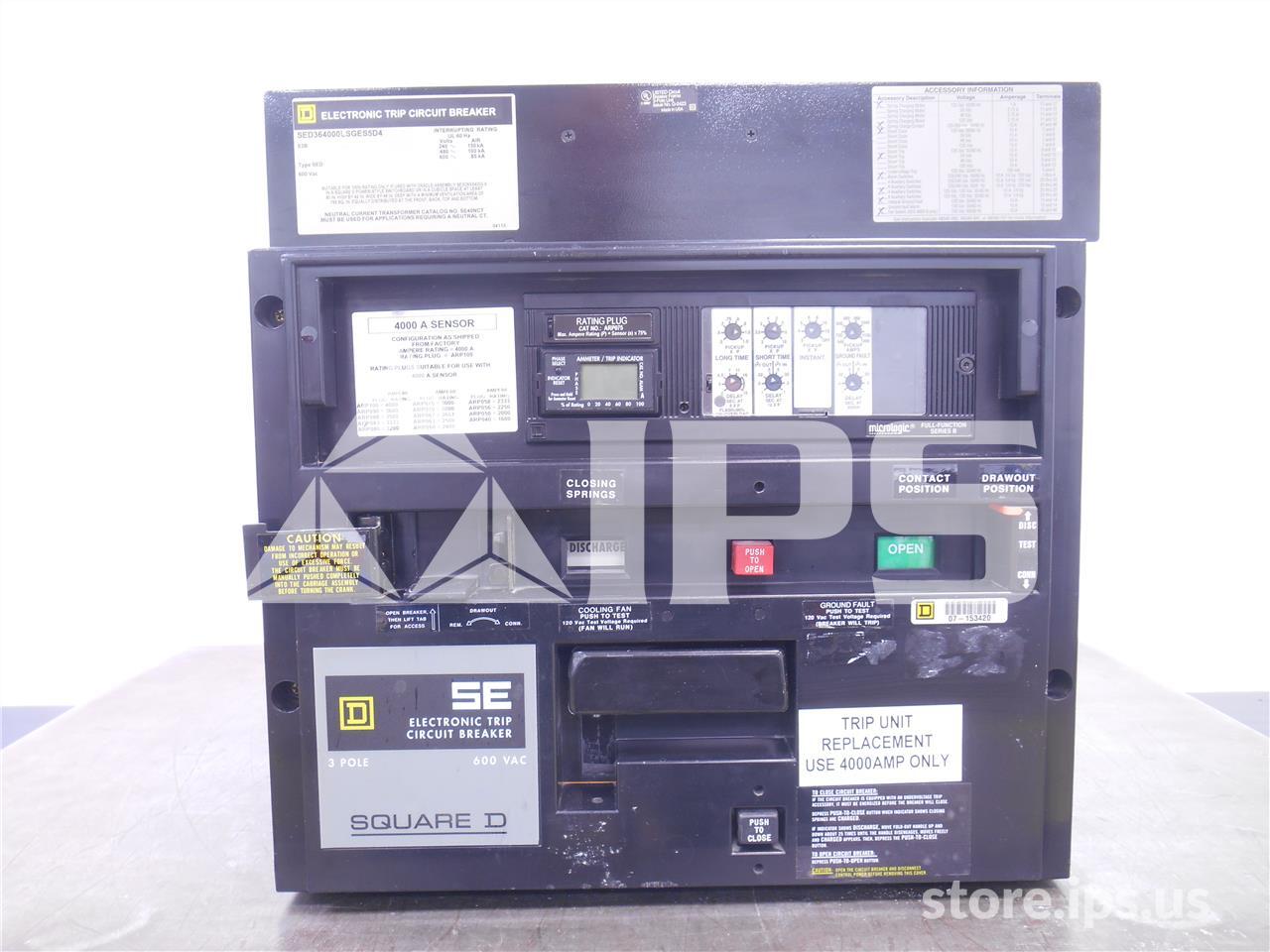 SED364000LSGES5D4 – 4000A SQD SED364000LSGES5D4 EO/DO SKU014409