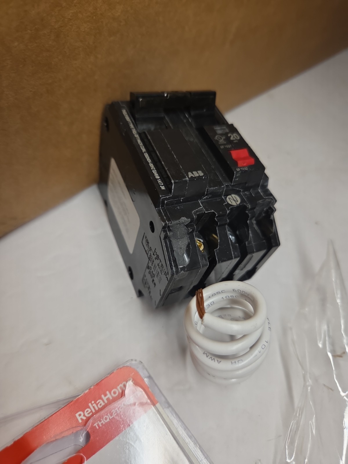 ABB 20 Amp GFCI Ground Fault Circuit Interrupter THQL2120GFTA 2 Pole (Open Box)