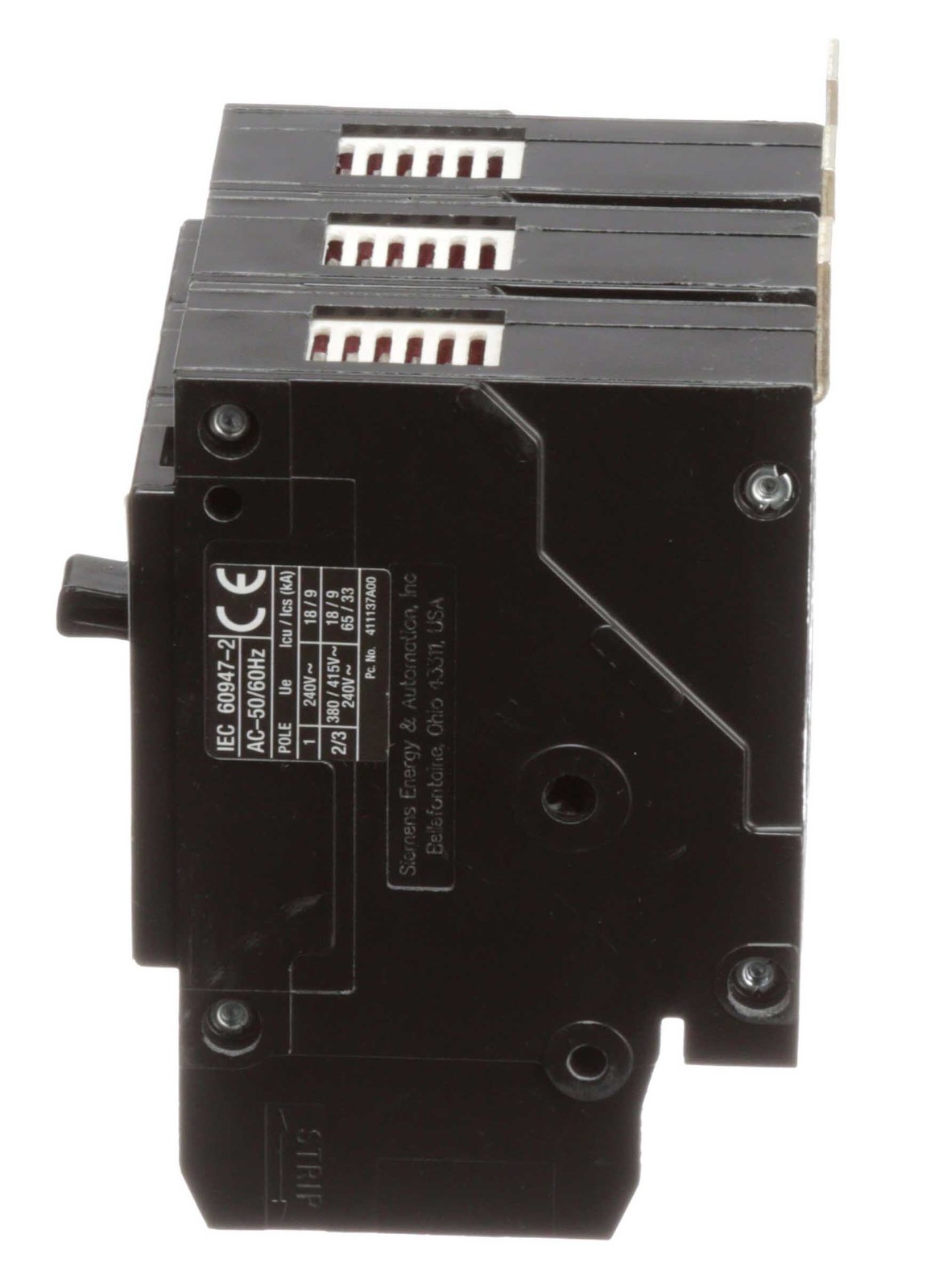 BQD325 – Siemens Bolt-on 480V 25A 3 pole circuit breaker 14kA@480V Factory New