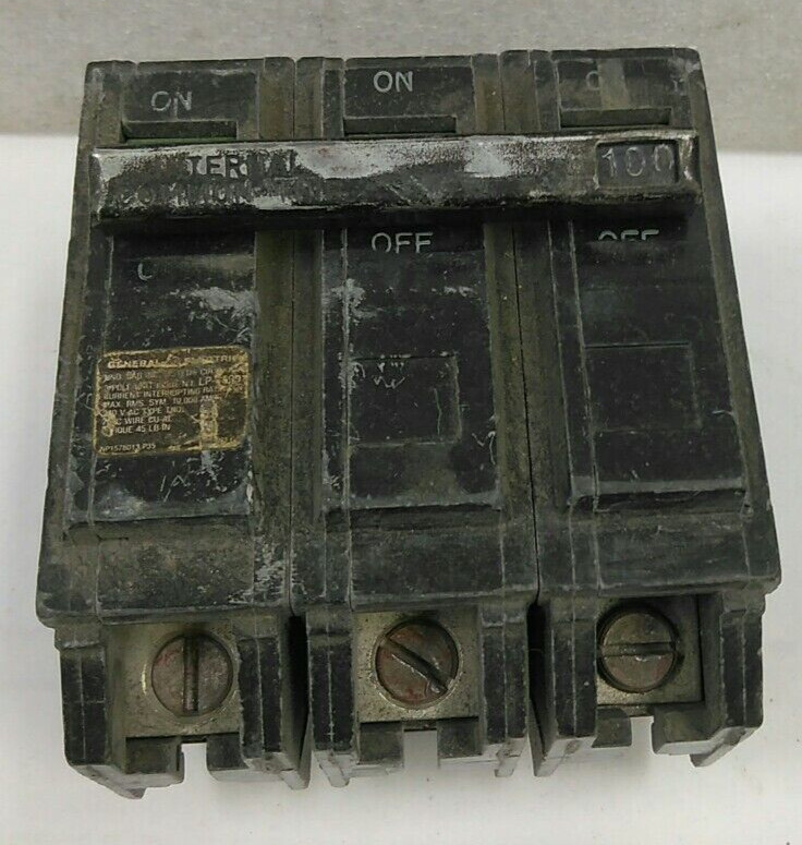 GE /BREAKER/THQL32100 /100A/3P/120/240 V/ PLUG IN/ THQL/GROVE/USE(L162