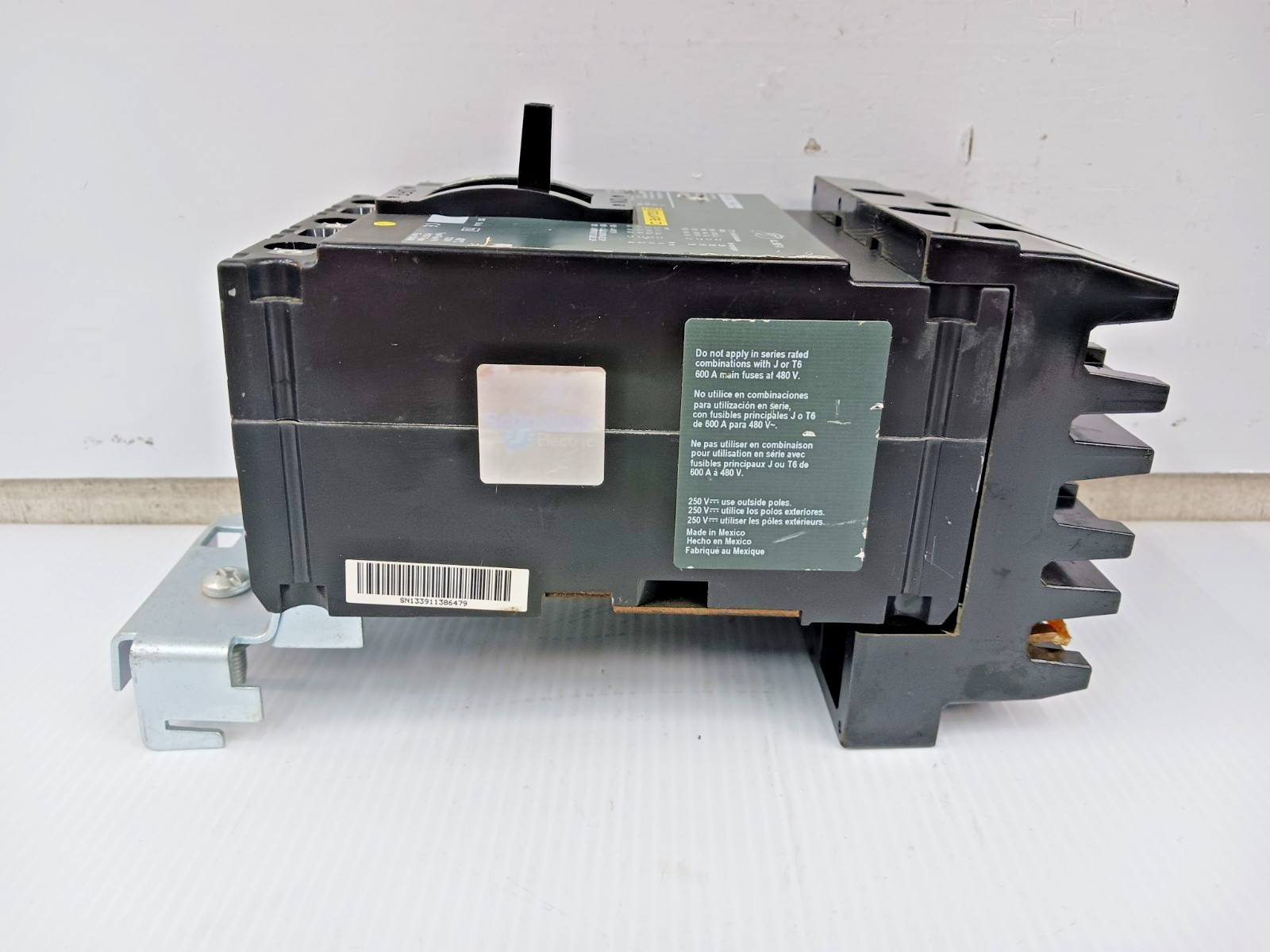 New Square D 20 Amp I-Line Circuit Breaker 600 VAC / 250 VDC 3 Pole 25kA FH36020