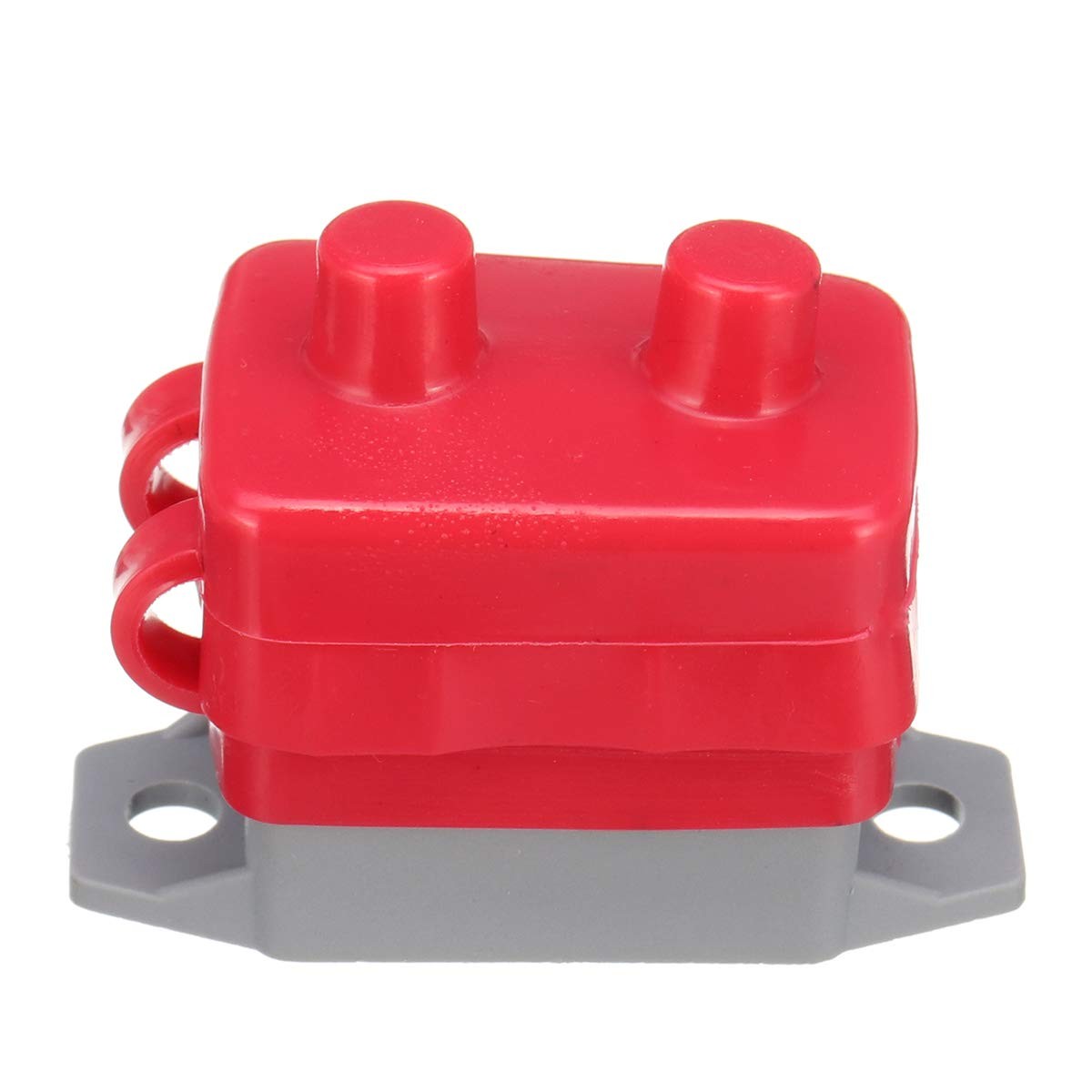 Gloaso 12V – 28V DC Type 1 Auto Reset Circuit Breaker 30 Amp with Cover T1 Stud