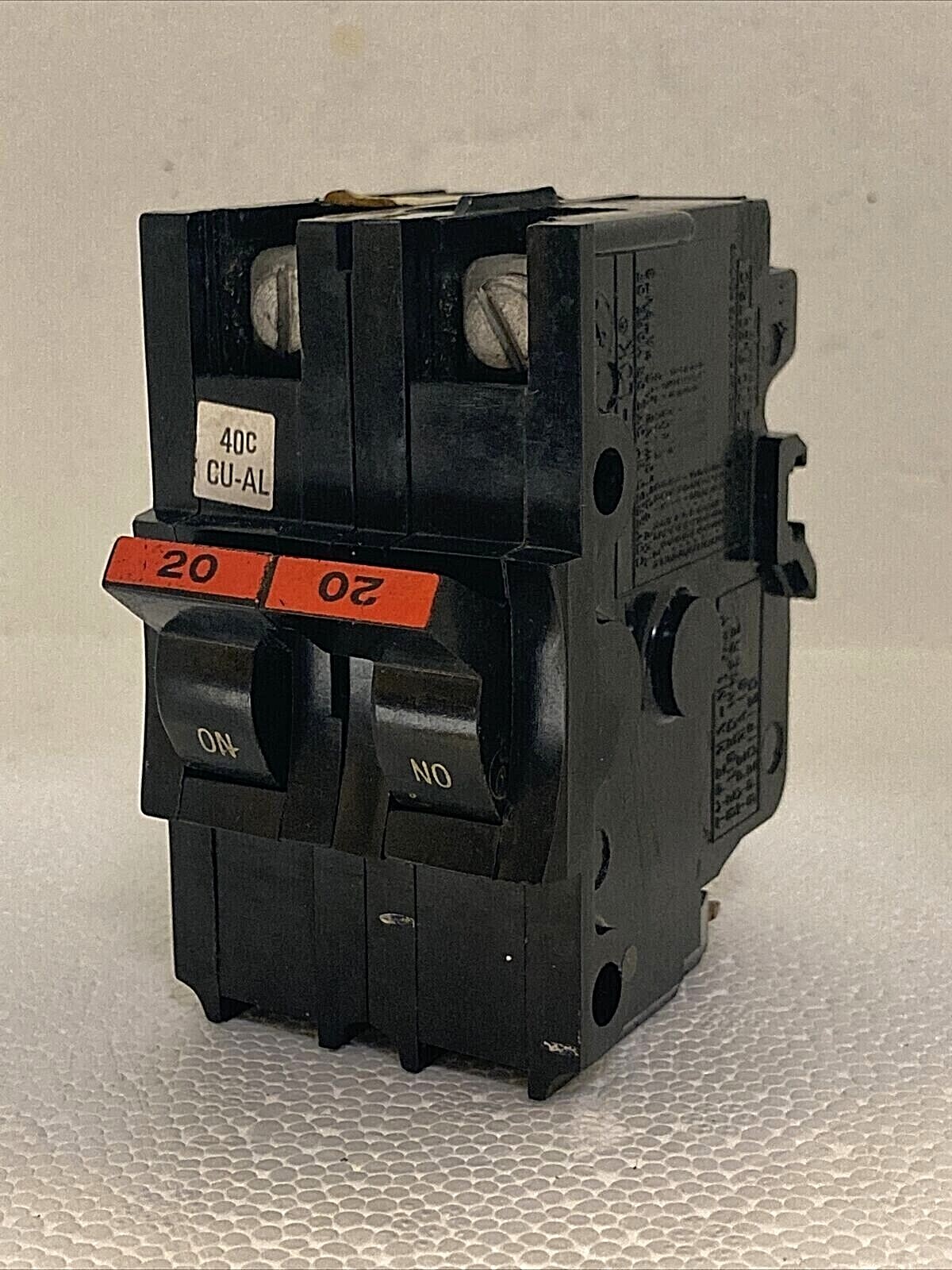 FPE NA220 20 AMP 2 POLE CIRCUIT BREAKER THICK NA-220 RED HANDLE 2P 20A