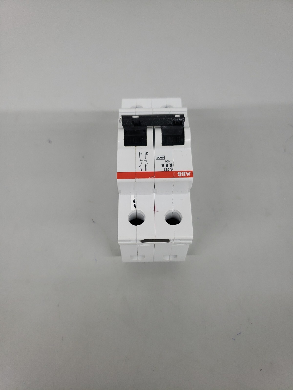 1) ABB S272 K6A Circuit Breaker 2 Pole S272K6A