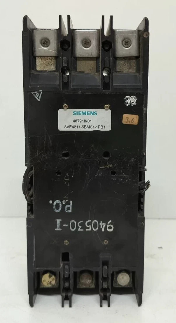 SIEMENS 3VF 3 POLE 250 AMPS CIRCUIT BREAKER 3VF4211-5BM3-1PB1