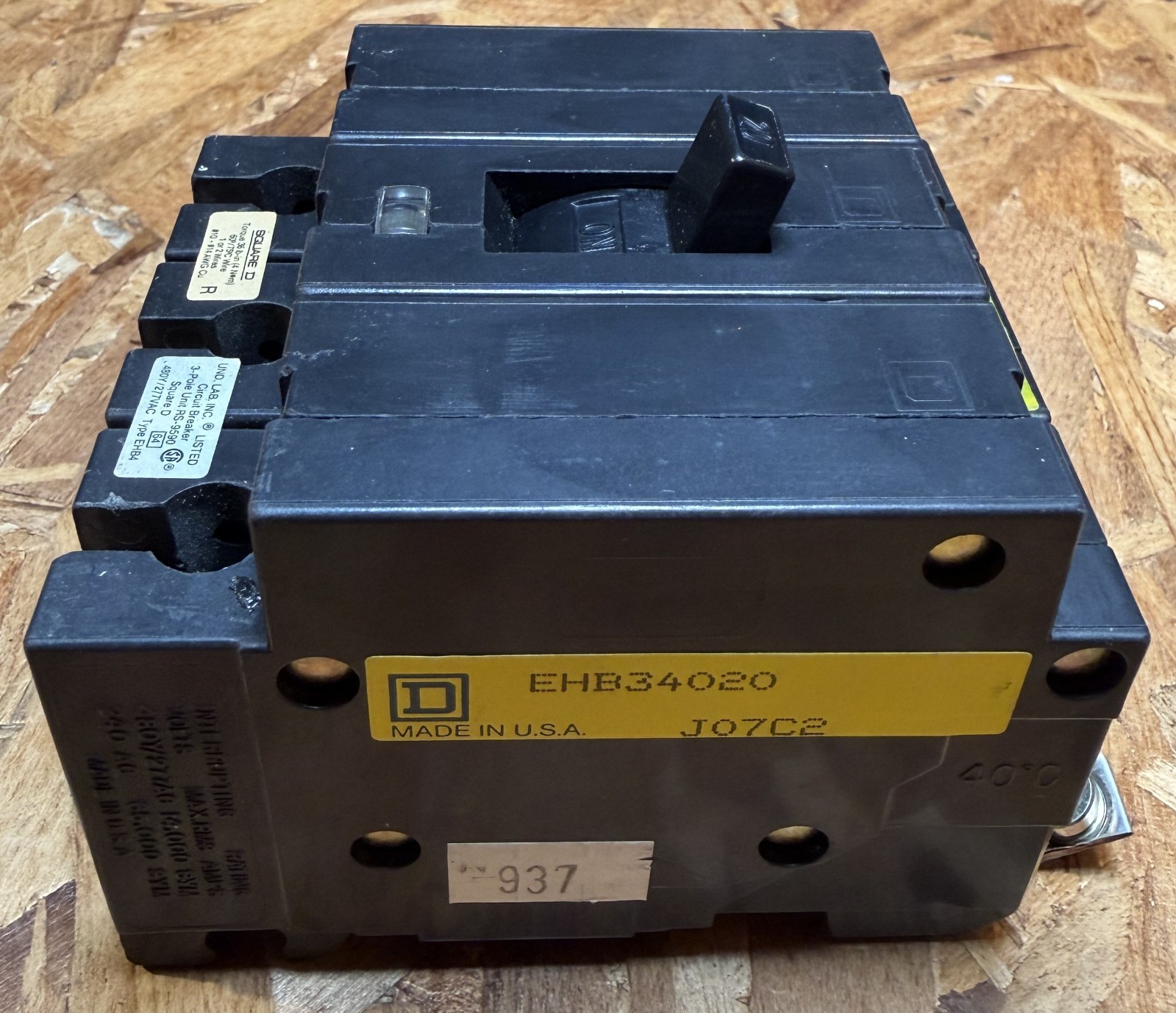 Square D EHB34020 Circuit Breaker