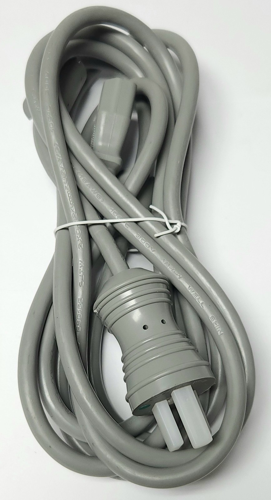WELL-SHIN WS 001H 10′ AWG Hospital Grade Grey Power Cord Cable 10 AMP 125 VAC