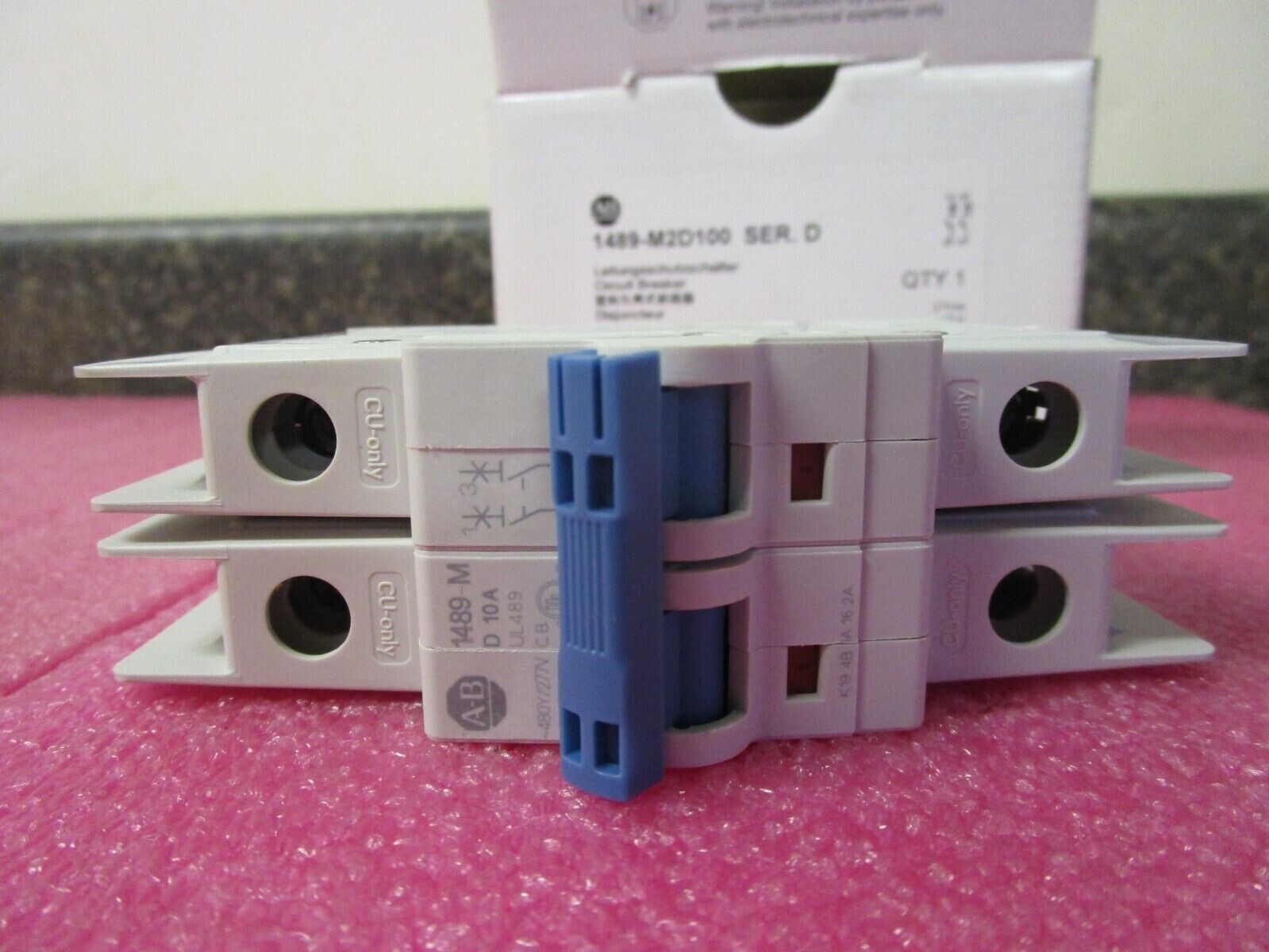 NEW! Allen Bradley Circuit Breaker 1489-M2D100 10A 2Pole Siemens 660.123763