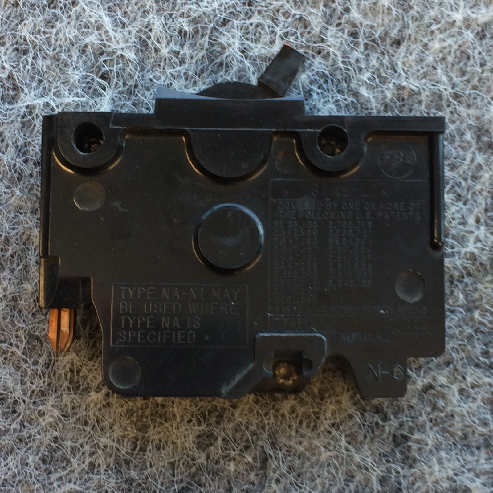 FEDERAL PACIFIC 50 AMP FPE 50 AMP 1 POLE NA150 STAB-LOK NA150 1 YEAR WARRANTY