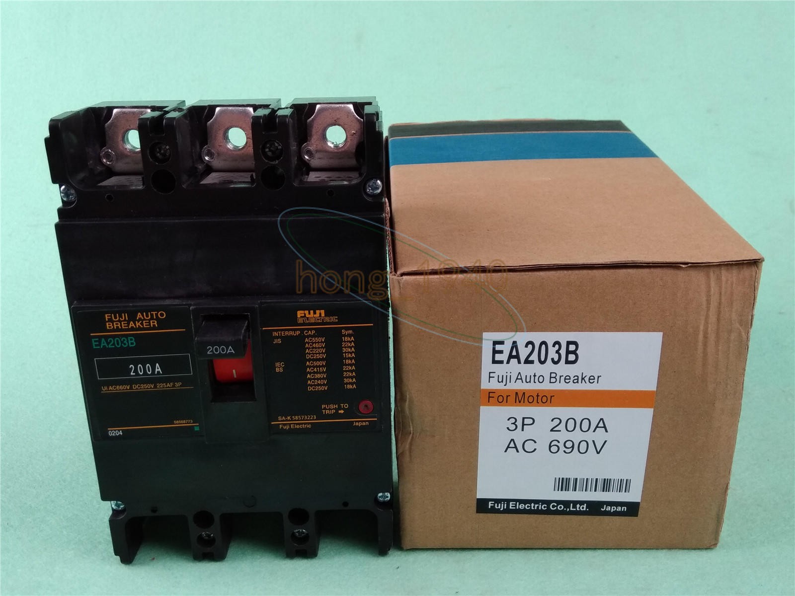 New Fuji EA203B Automation Auto Circuit Breaker 200A/690V 3P