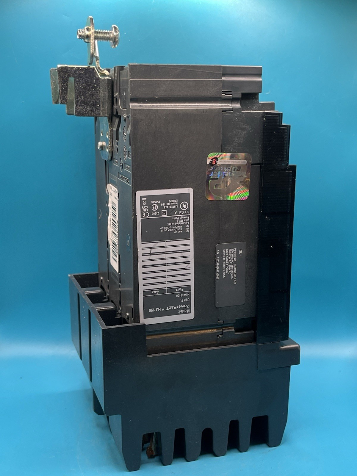 Square D HJA36100 PowerPact 100A 3-P 3-PH 600V Molded Case Circuit Breaker HJ150