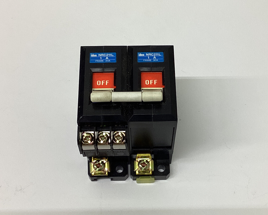 Idec NRC211L-1A 1 Amp 2-Pole Circuit Breaker