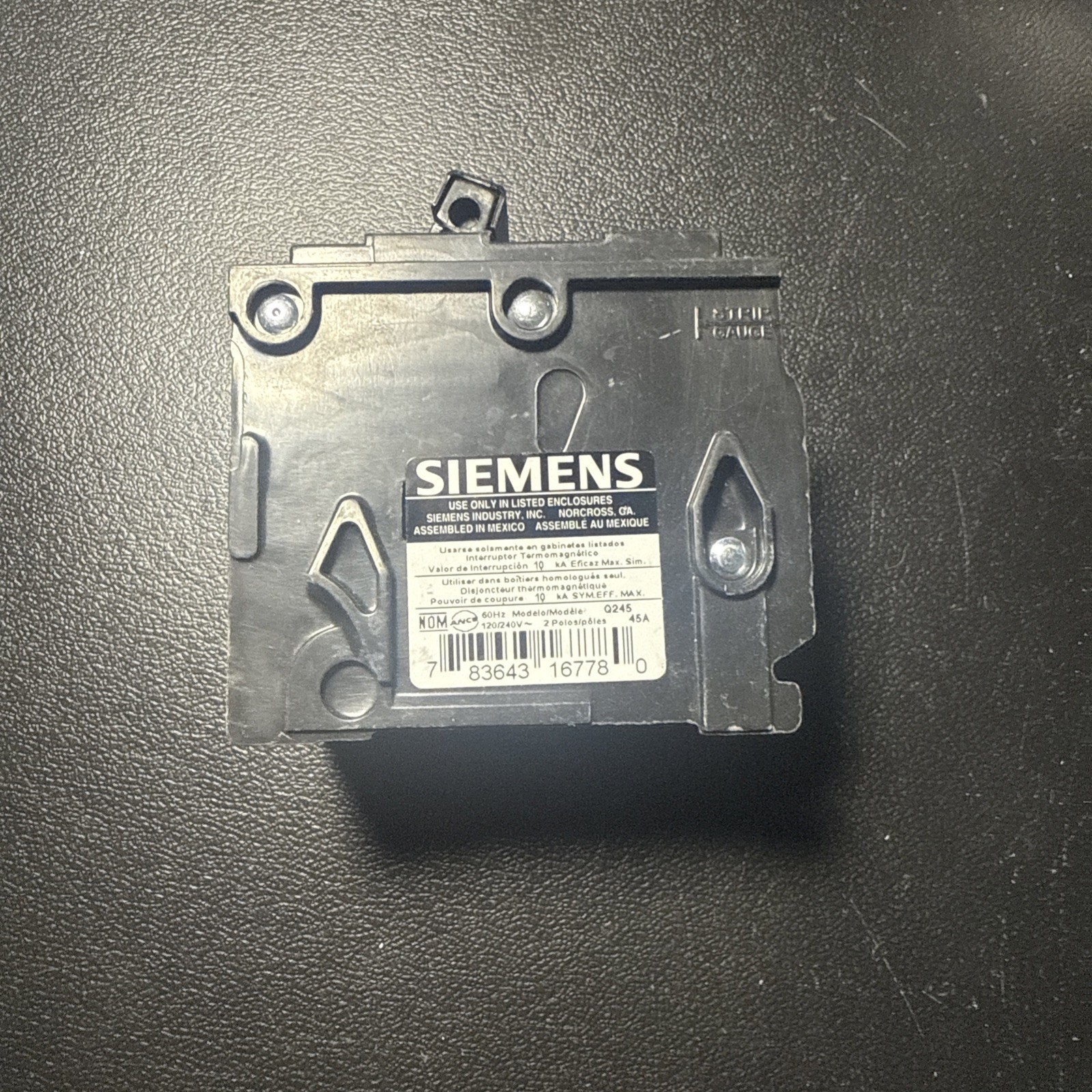 Siemens Q245 45 Amp Double-Pole Type QP Circuit Breaker