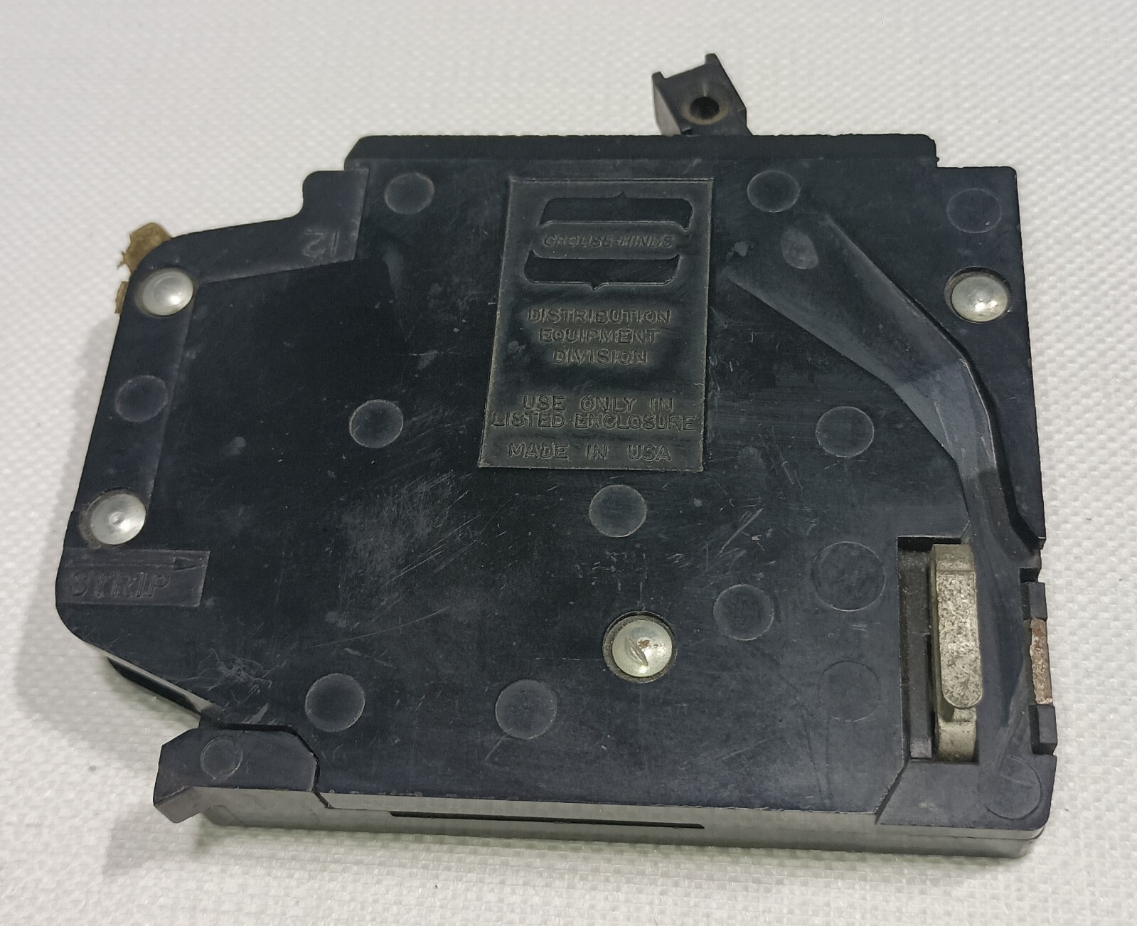 Crouse-Hinds MH115R 1 Pole 15A 15-Amp Type MH Circuit Breaker RIGHT Outer Hooks