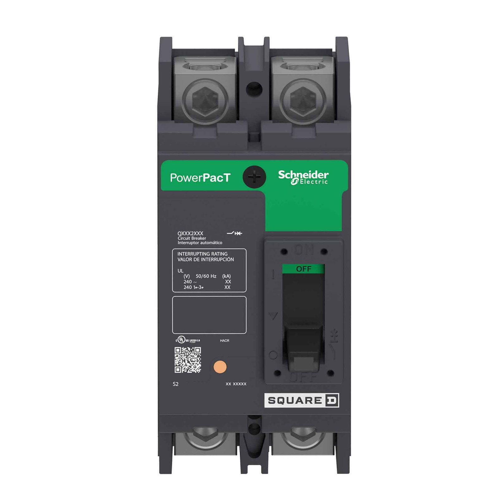 QBP22100TM – Square D 100A 240V 2-Pole Molded Case Circuit Breaker PowerPact Q F