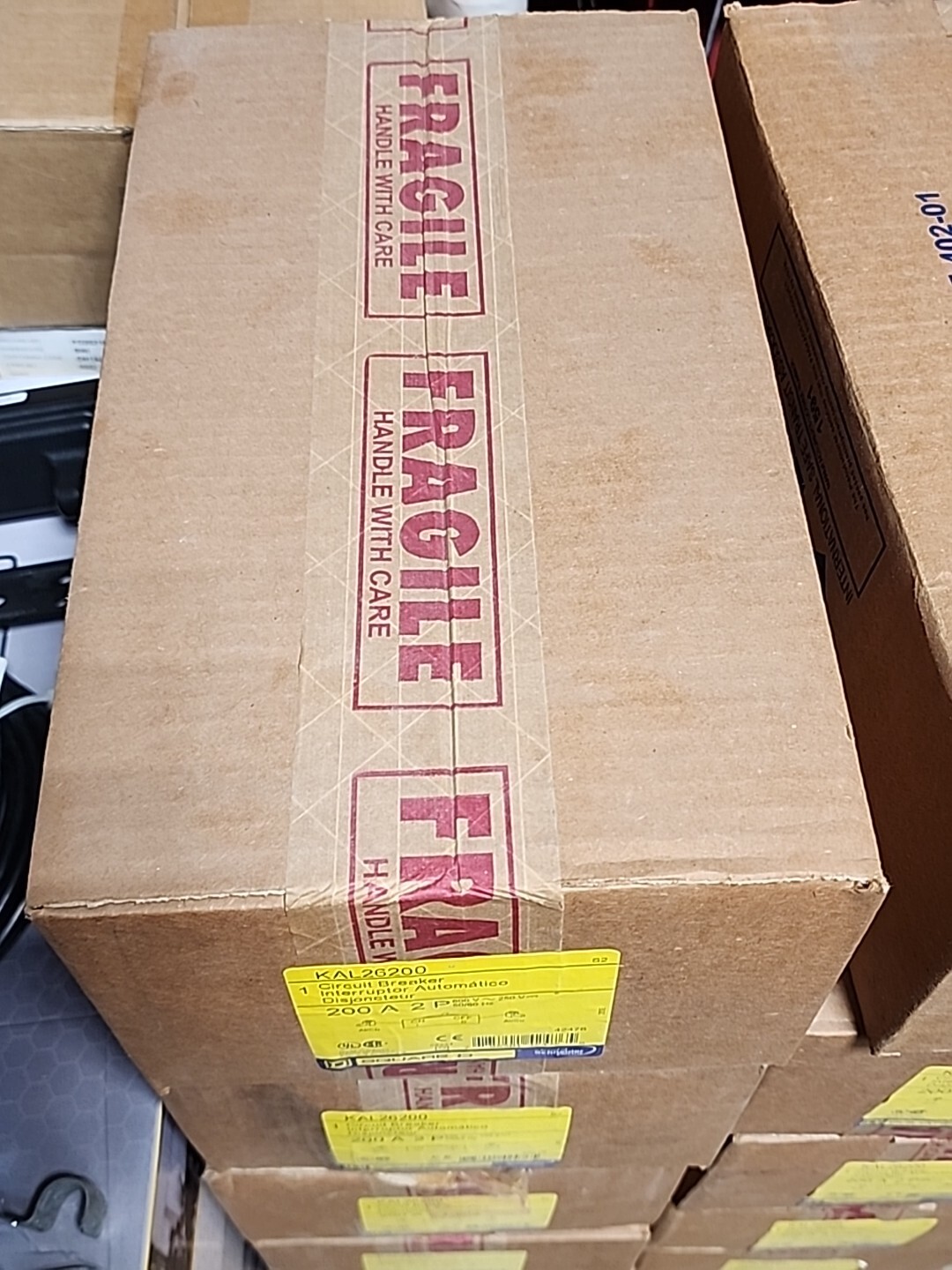 NEW! SQUARE D KAL26 200A AUTOMATIC MAIN CIRCUIT BREAKER INTERRUPTOR
