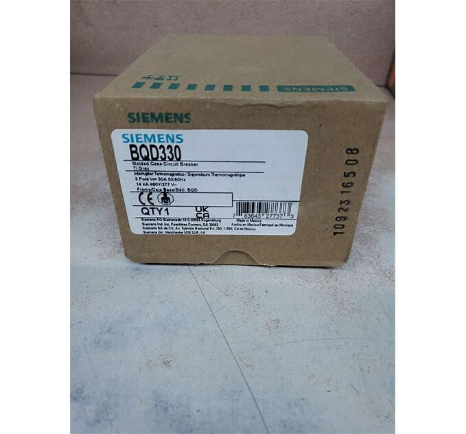 Siemens BQD320 3 Pole 20A Circuit Breaker GRAY