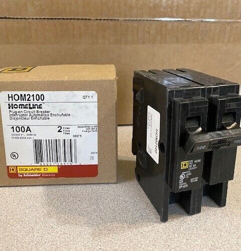 Square D HOM2100 100 A Miniature Circuit Breaker