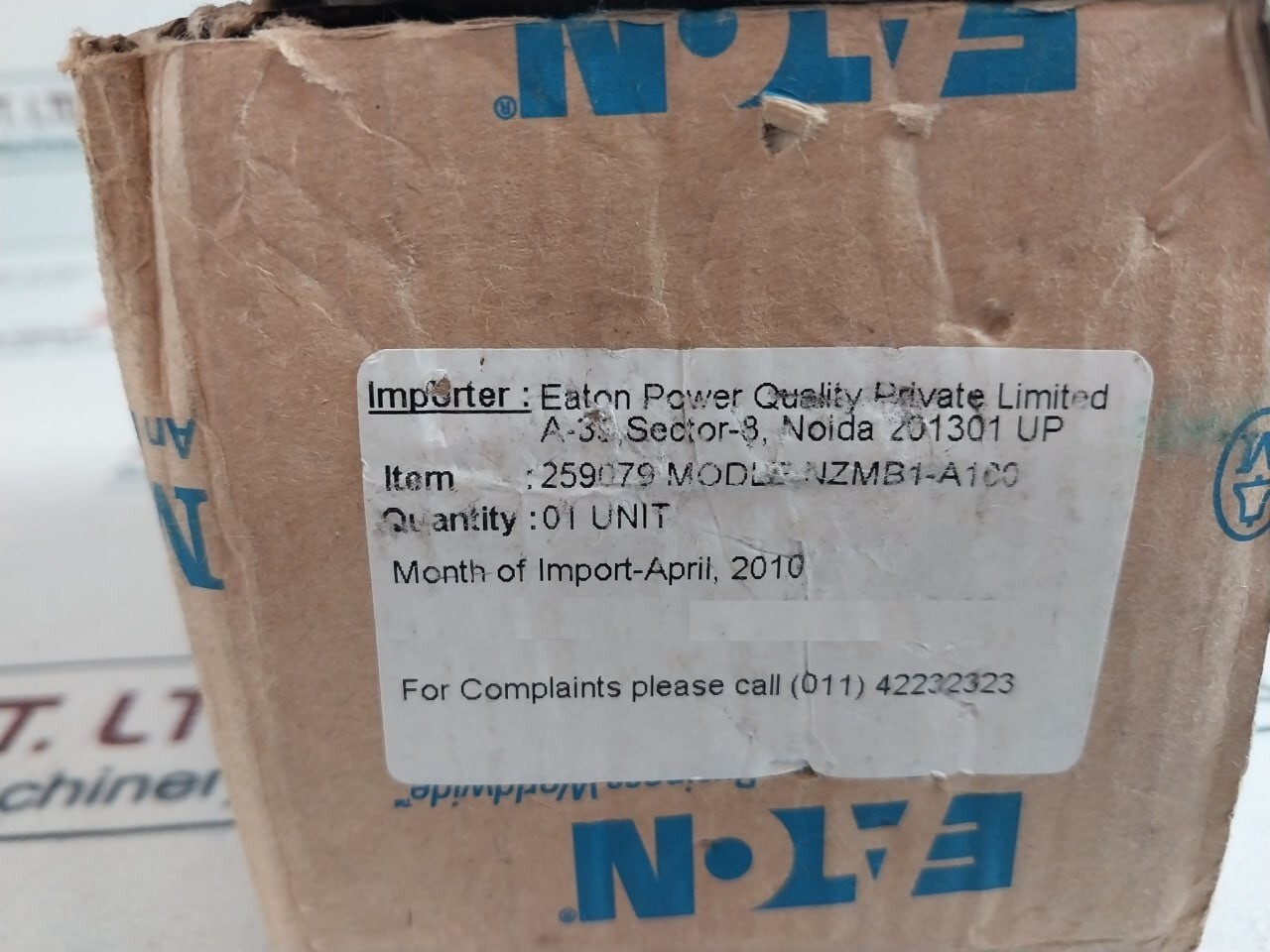 Moeller NZM B1-A100 100Amp Electric Circuit Breaker 259079