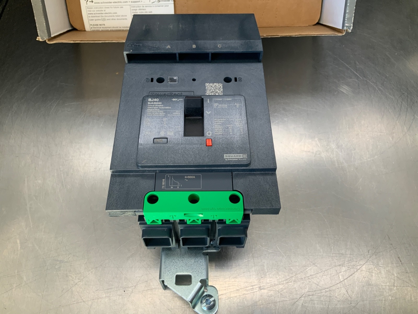 Square D BJA36040 PowerPact B Circuit Breaker 3-Pole 30A