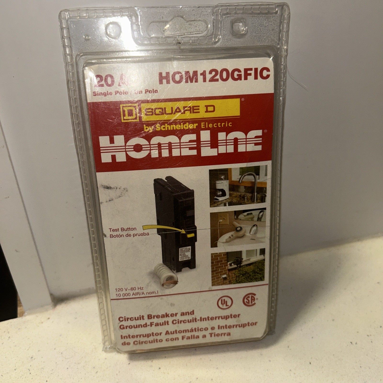 Square D Homeline Circuit Breaker & Ground-Fault Circuit-Interrupter HOM120GFIC