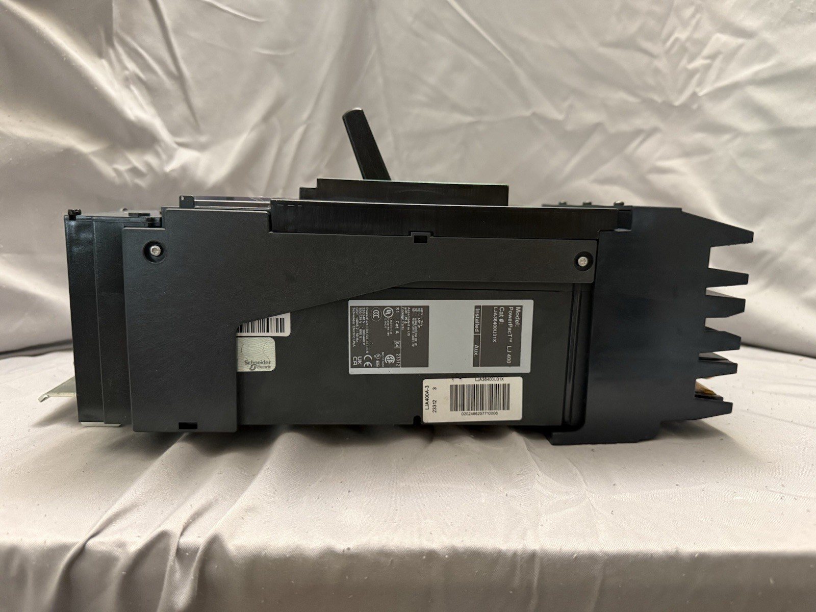 Square D LJA36400U31X PowerPact I-Line Circuit Breaker 400A 3P 600V 25KA LJ400