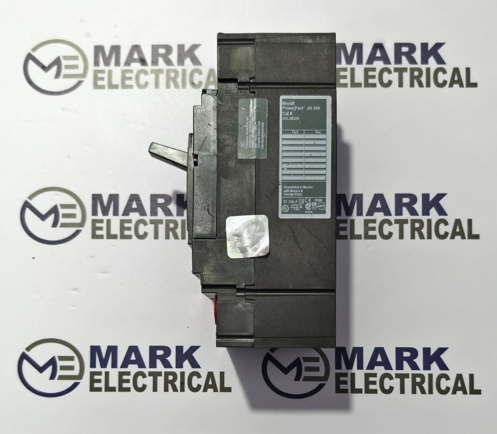 SQUARE D JGL36225 JG250 CIRCUIT BREAKER 225A 440VAC 35KA FAST SHIPPING