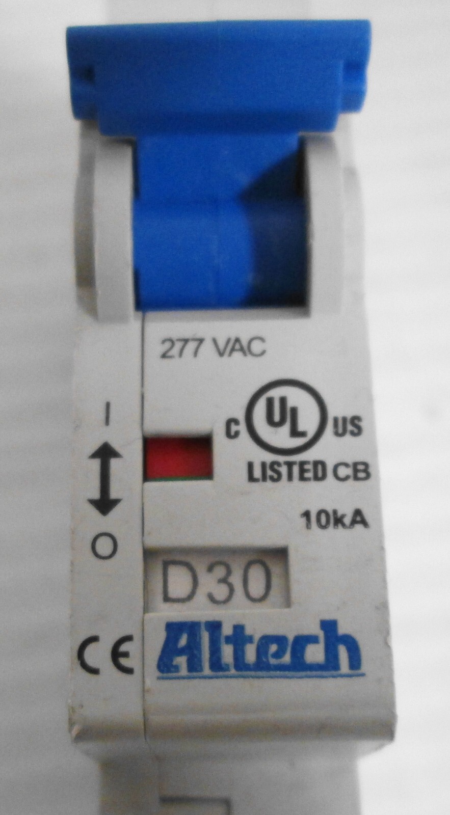 Altech UL489 D30 Branch Circuit Breaker 1P 30A 277VAC 10kA