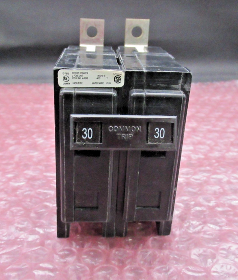 Eaton QBHW2030 Quicklag Circuit Breaker 2P, 30A, 22RMS *NEW*