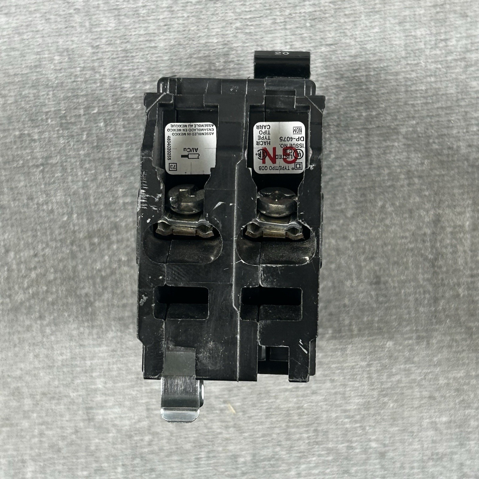 Square D QOB220 20 Amp 10K 2-Pole Circuit Breaker – New