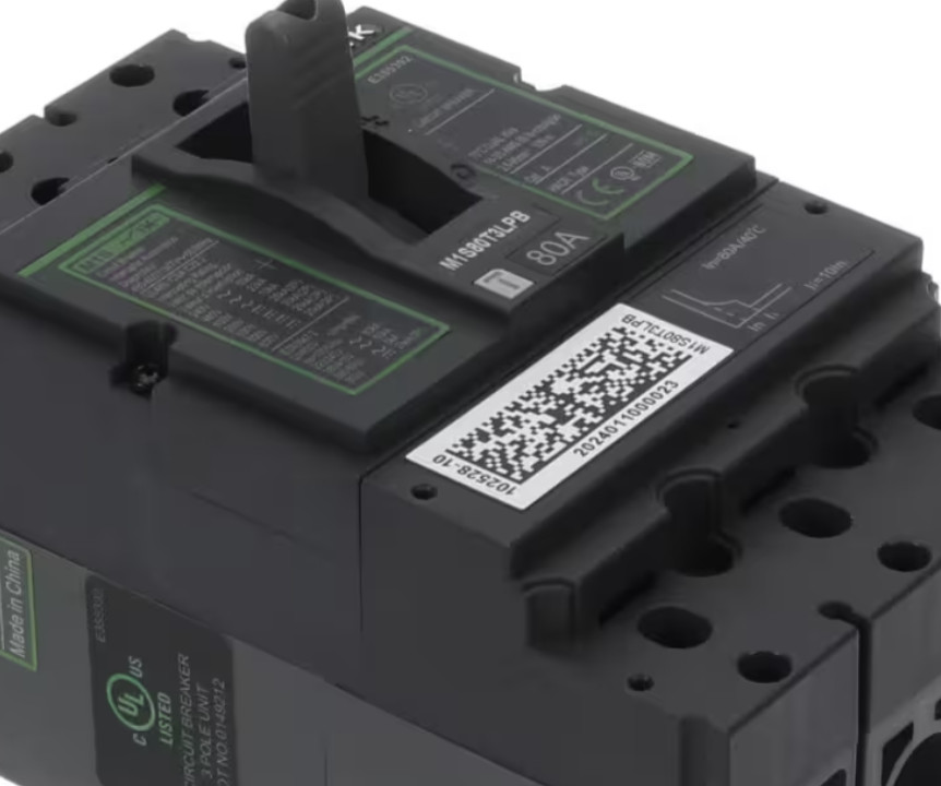 Lennox 102528-10, M1S80T3LPB, Circuit Breaker, 3 Pole, 80 Amp, 600 Volt