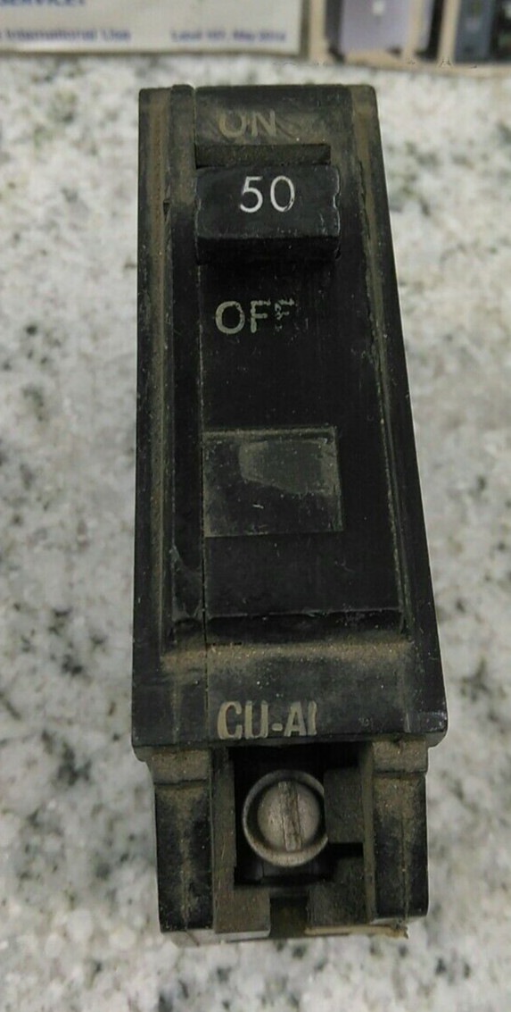 GE/ Type TQL-AC / 50Amp/ 1-Pole/ 120/240VA /GROVE / Circuit Breaker/USE(33B1