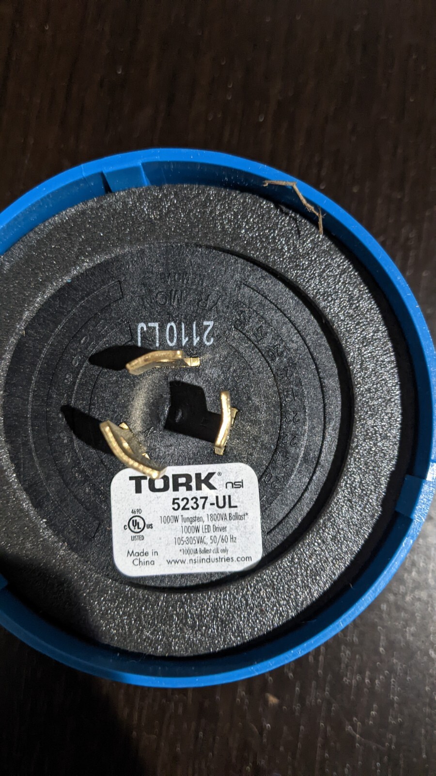 TORK 5237-UL 120-277VAC 4A instant response LED photocontrol (BRAND NEW)