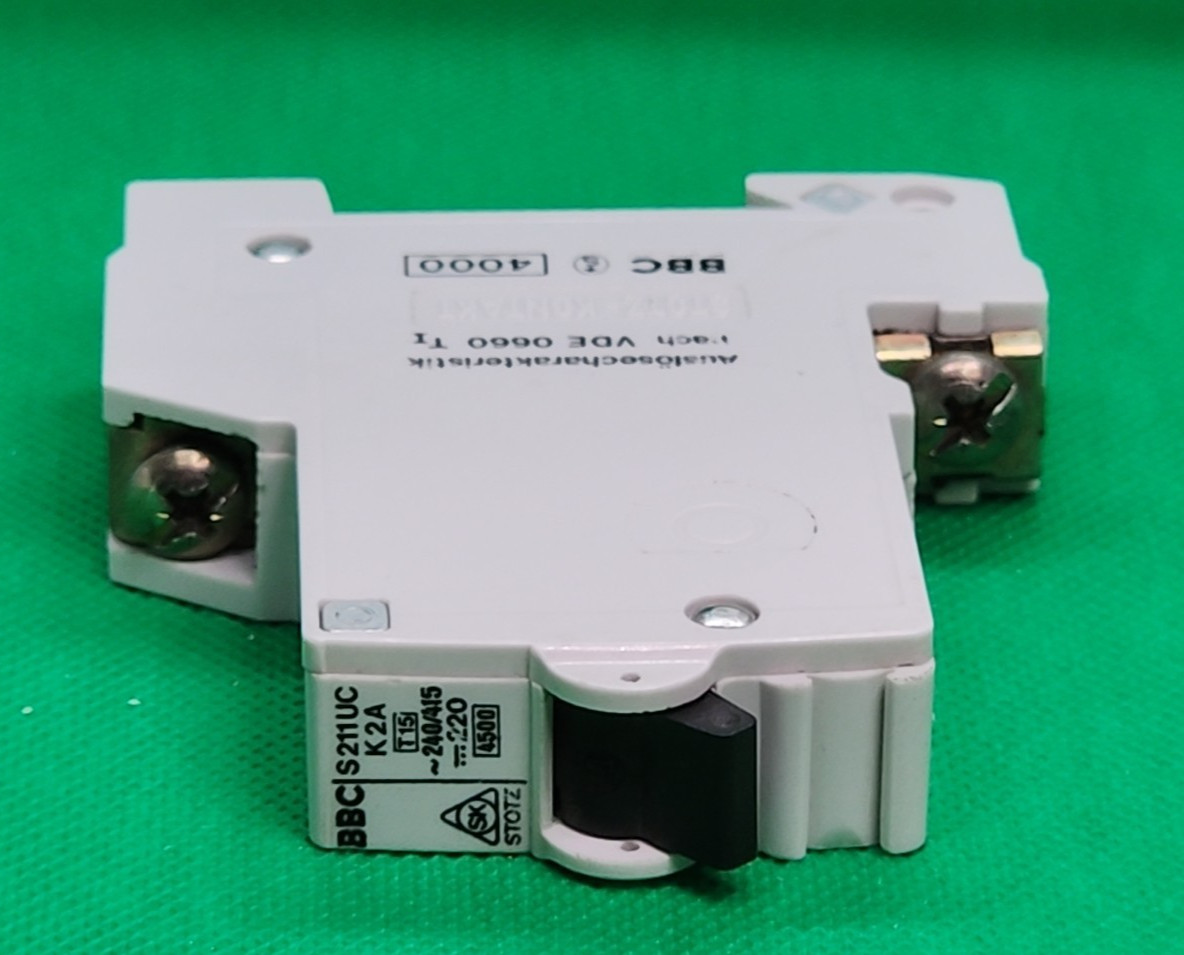 STOTZ-KONTAKT BBC S211UC K2A 1POLE 240/415V 2A CIRCUIT BREAKER [2WS1-1]