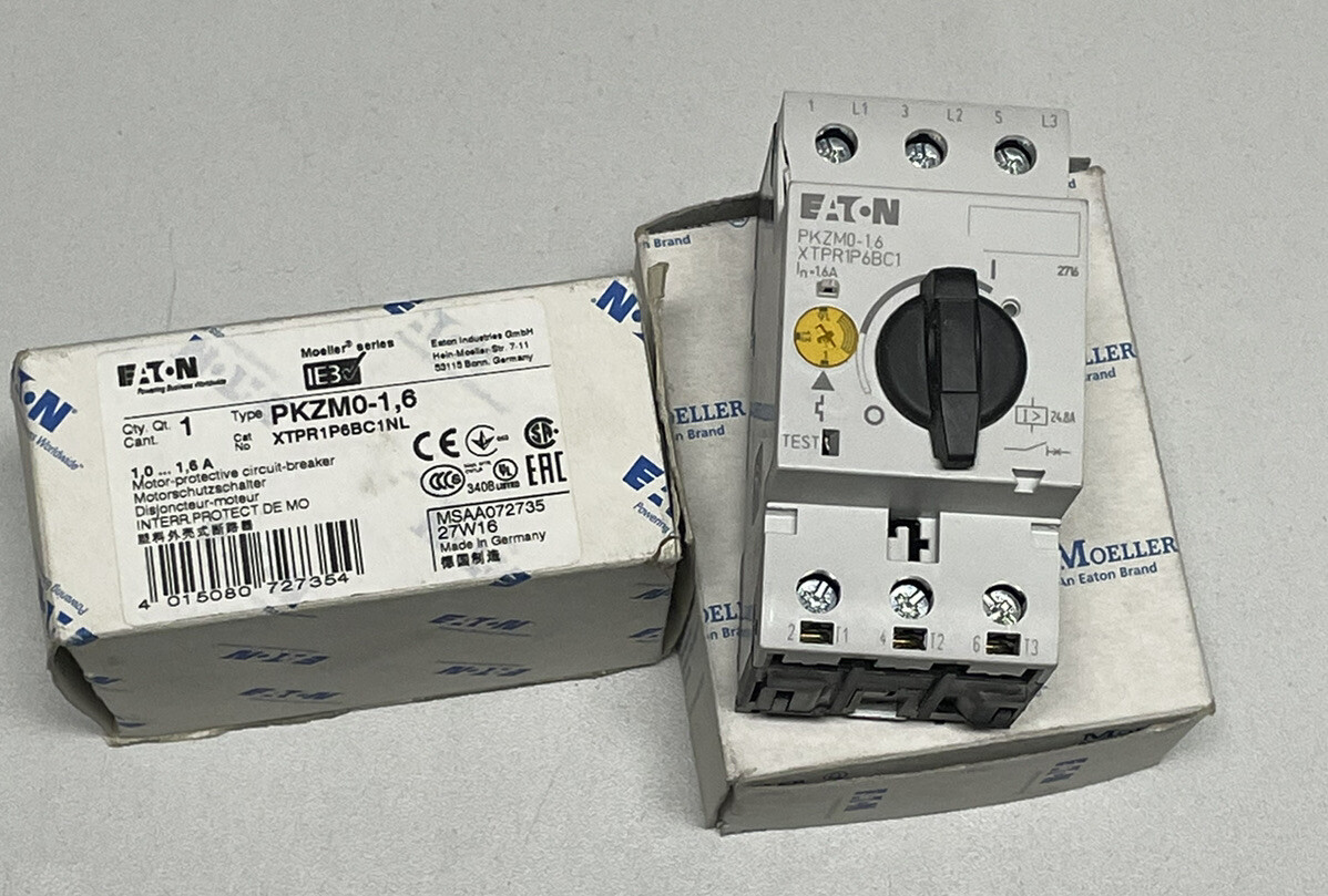 2 pieces / Eaton / motor circuit breaker / PKZM0-1.6