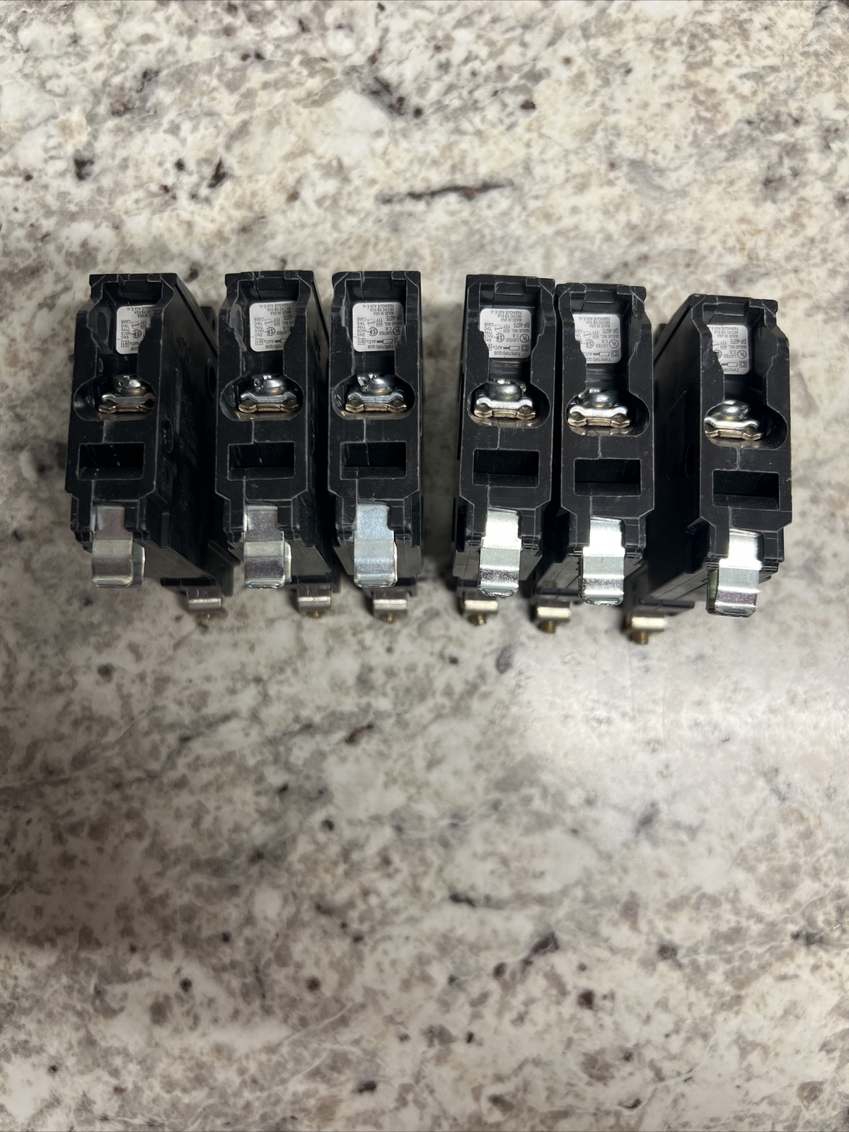 Lot Of(6) NEW Square D Circuit Breaker Plug-in DP-4075 1 Pole 20 Amp TYPE TIPO