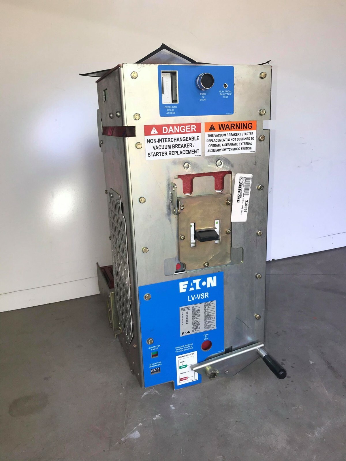 Eaton KB-LV-VSR 94M5032G02 480a Amp 600v-ac Vacuum Circuit Breaker Starter