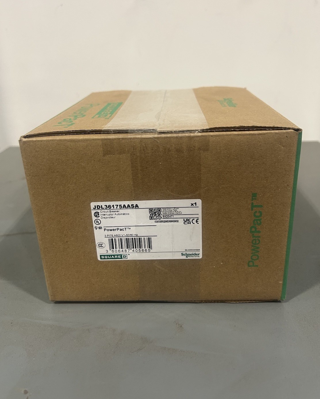 Square D JDL36175AASA 3-Pole 175A 14KA Circuit Breaker