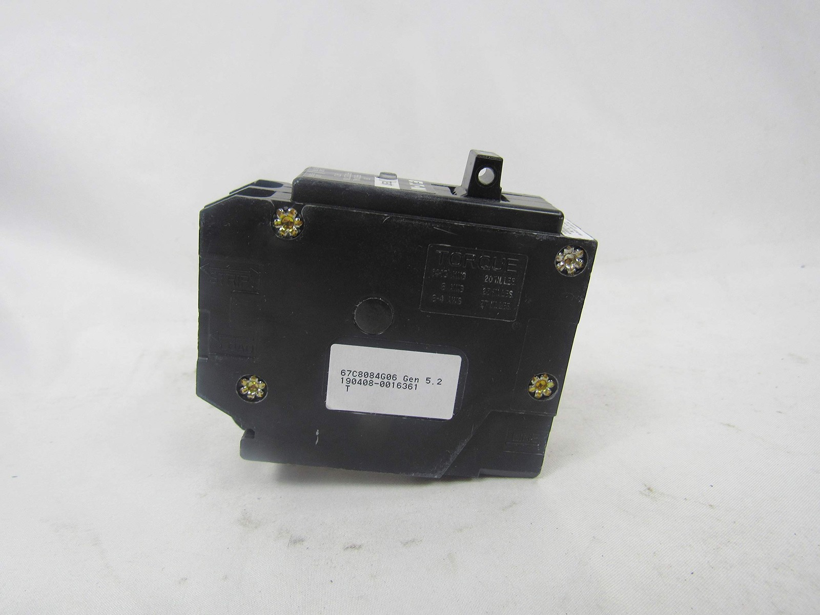 Eaton 20 amps Ground Fault Single Pole Circuit Breaker