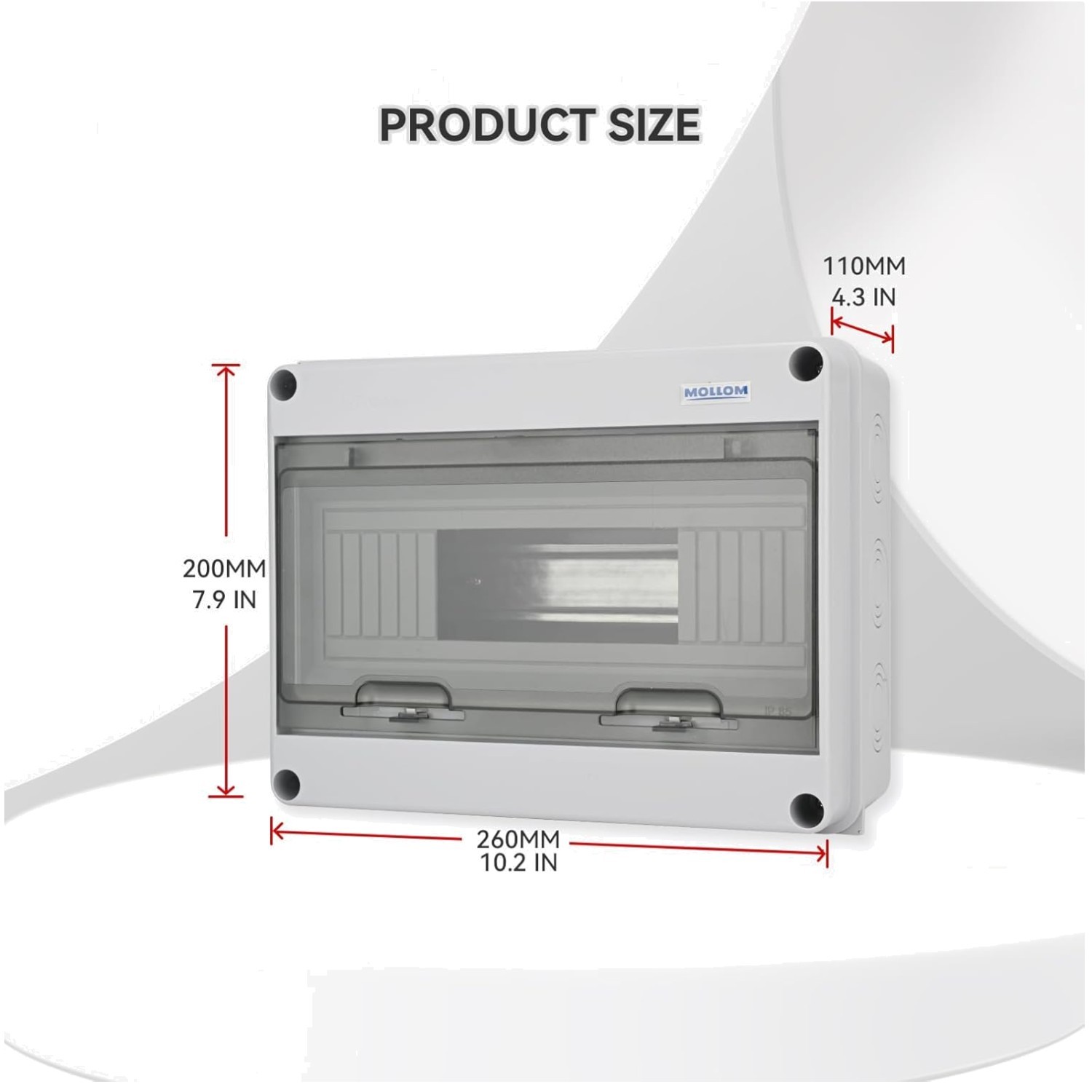 DIN Rail Distribution Protection Box | Impact Resistant