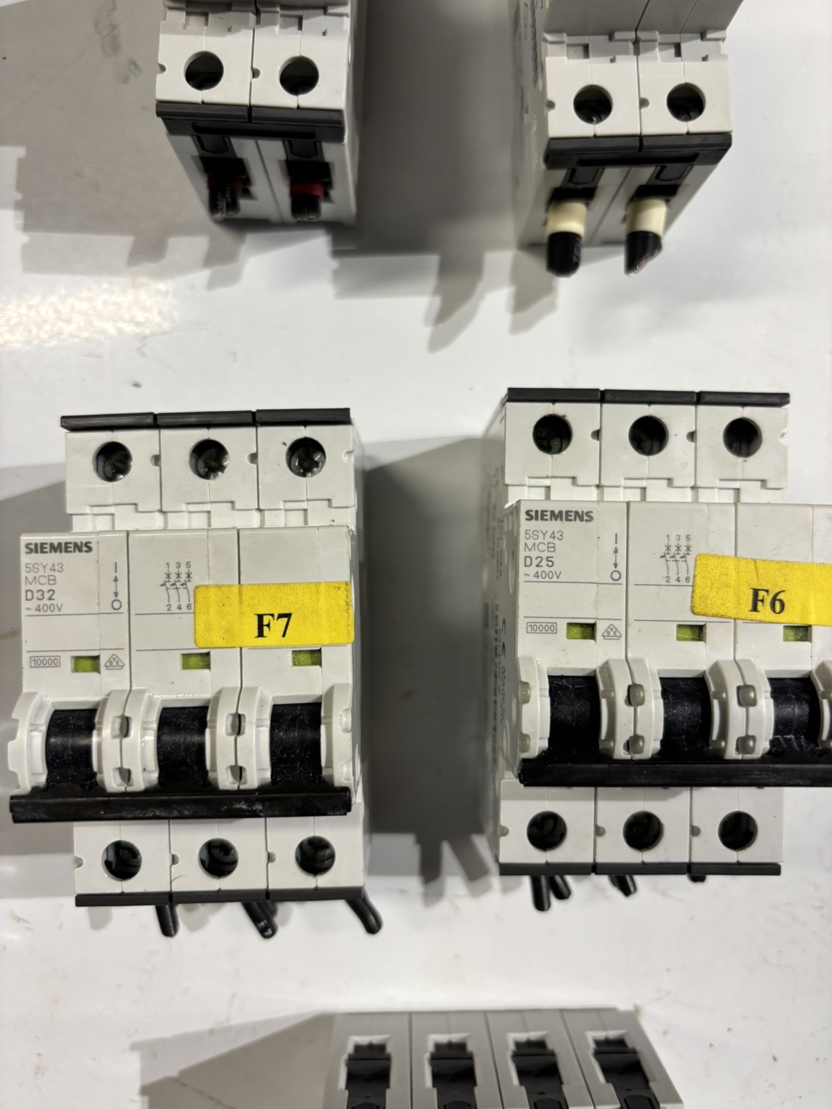 7x lot Siemens Breakers 2 Each 5SY41, 42, 43; (1) 5SY44