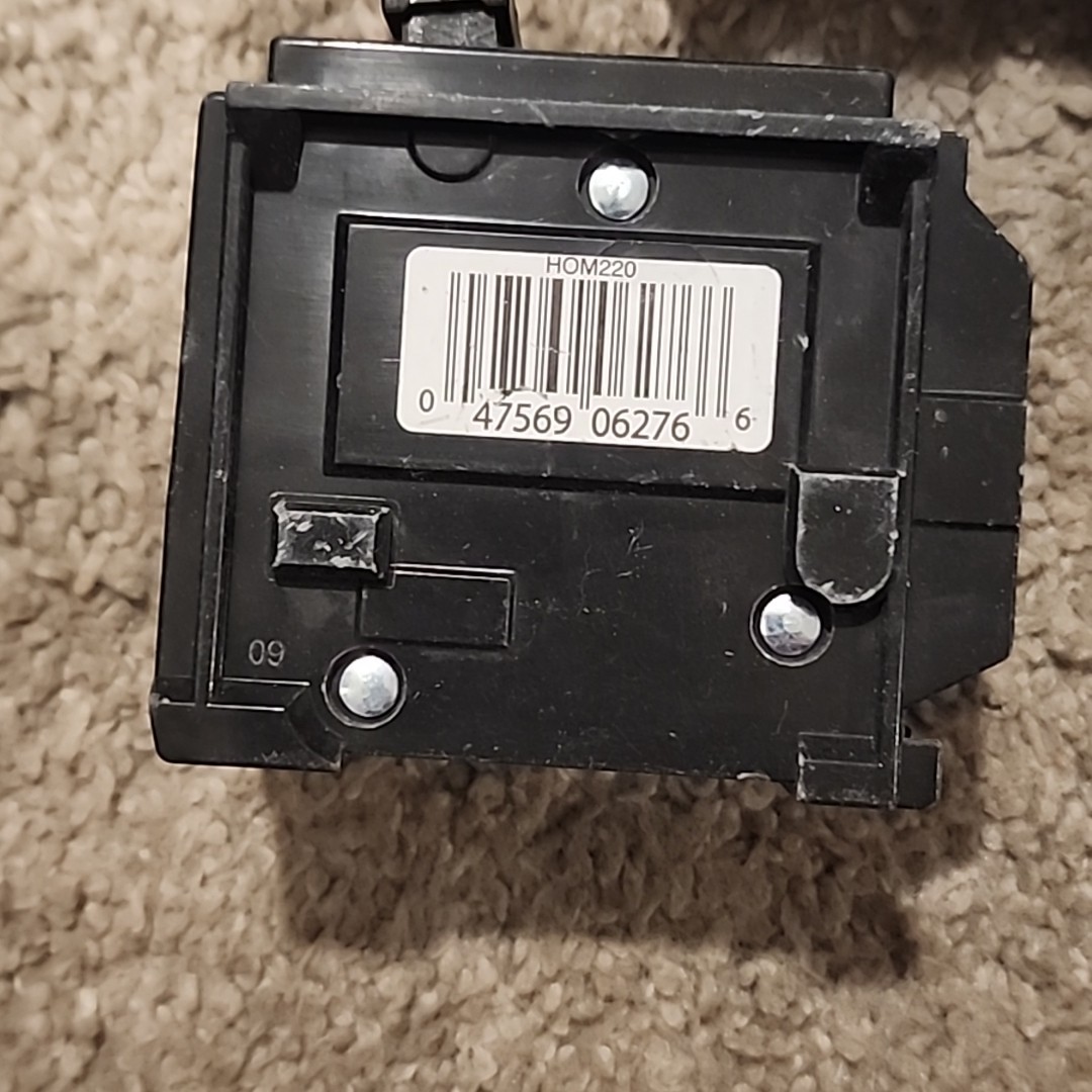 NEW Square D Homeline 20 Amp 2-Pole Circuit Breaker (Lot of 5) HOM220CP