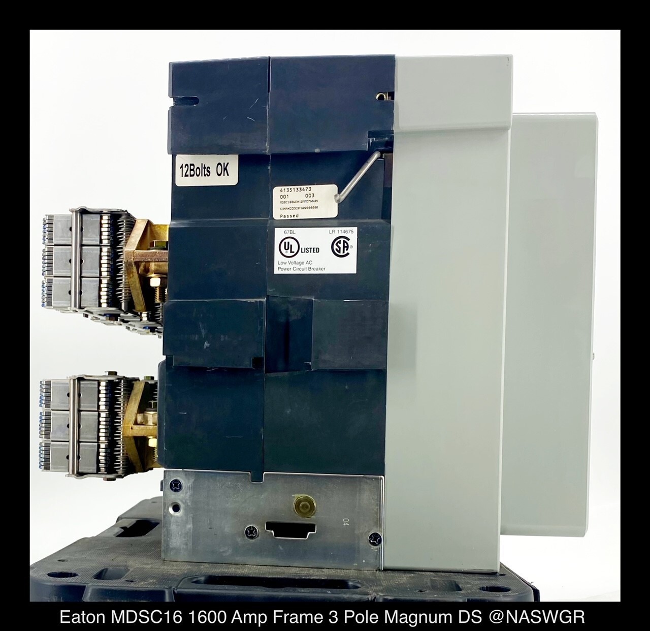 Eaton Magnum DS MDSC16 Breaker (M/O,D/O) ~ 1200 Amp -Tested/1Yr Warranty