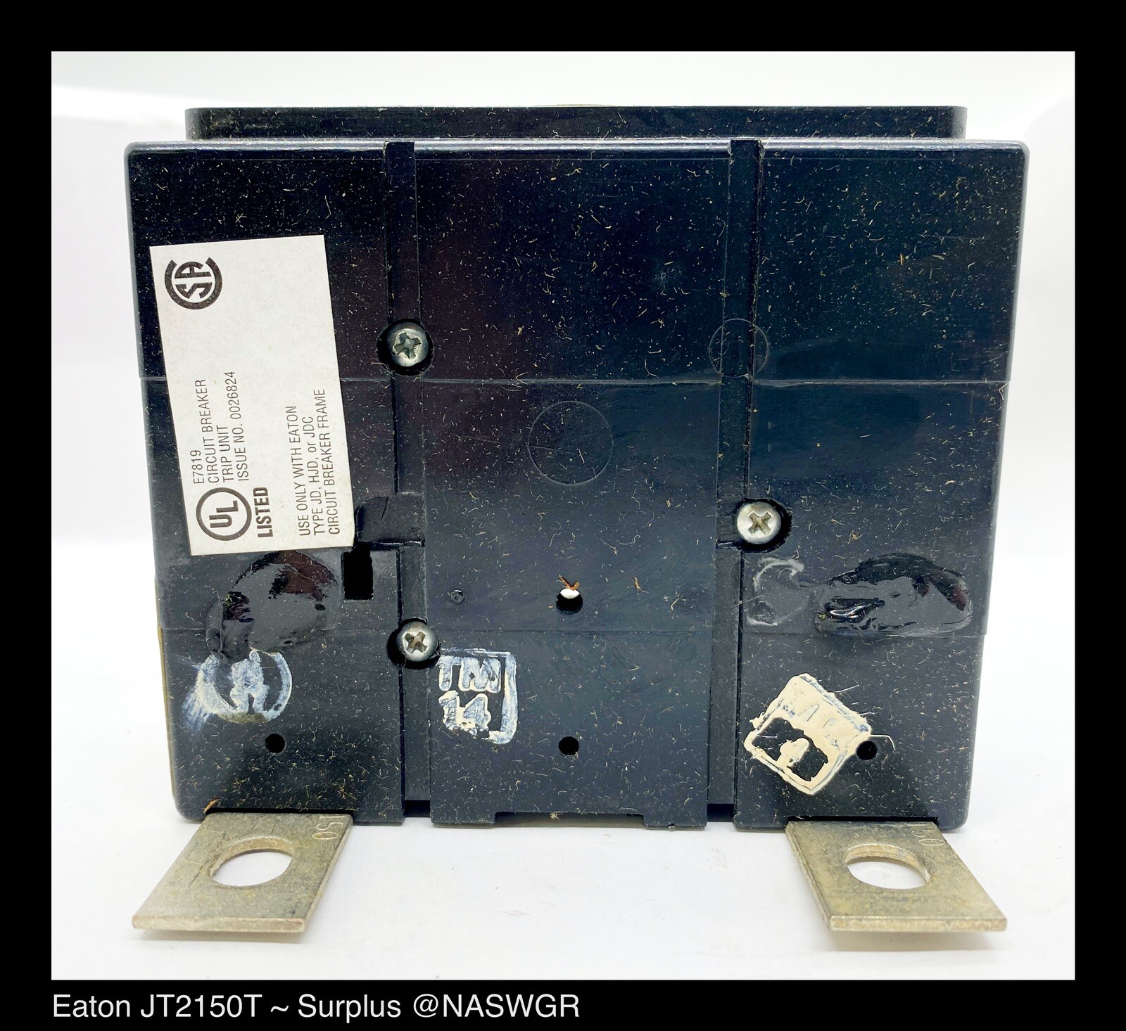 Eaton JT2150T Thermal Magnetic Trip Unit 150A S:1491D70G35 – Unused Surplus