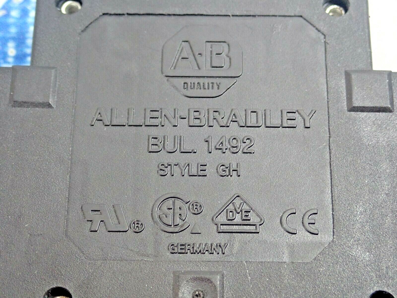 ALLEN BRADLEY 1492-GH015 SERIES B CIRCUIT BREAKER 1.50A 250V
