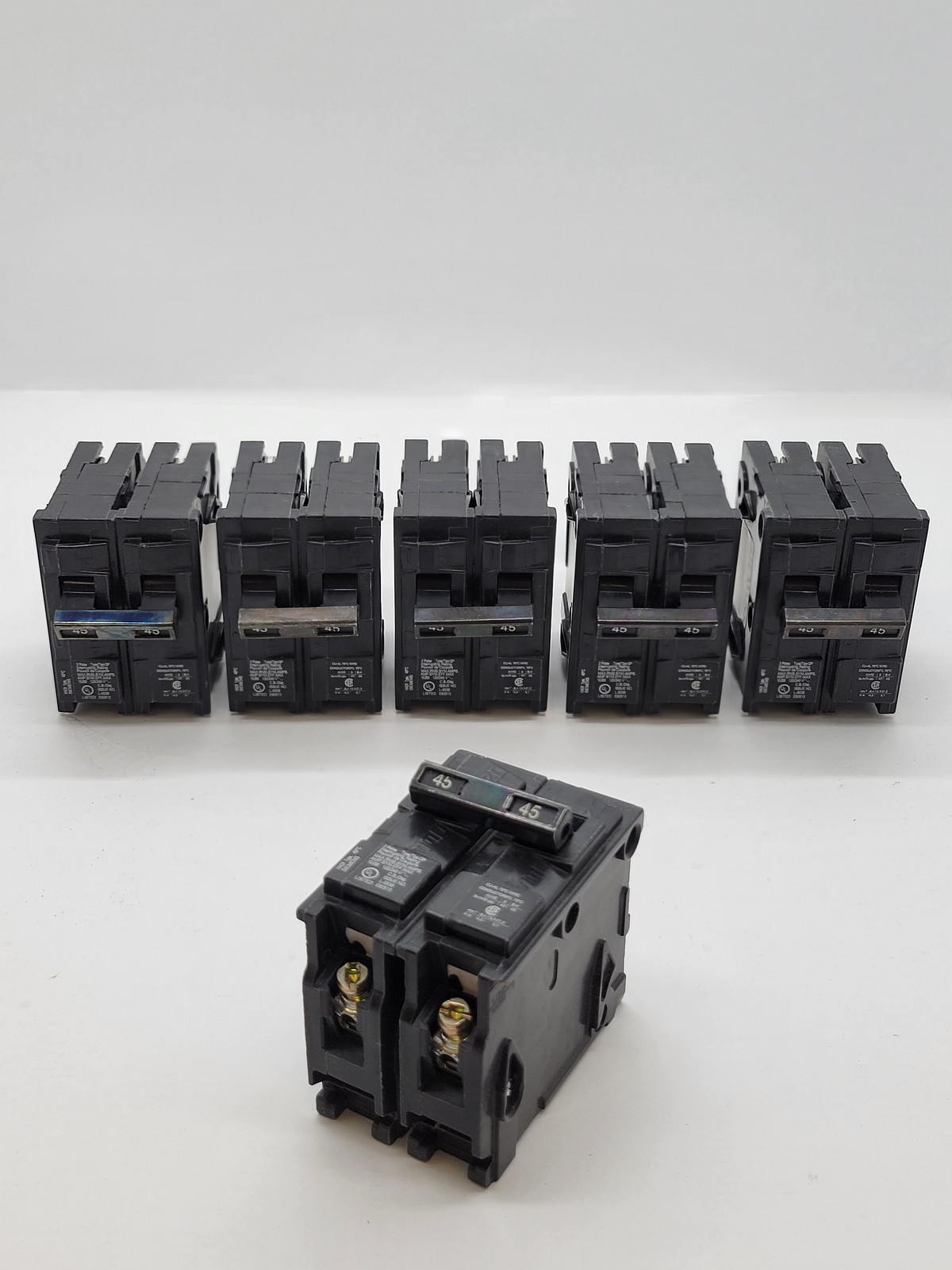 6PC Siemens Q245 Plug-In Circuit Breaker 45A 2P 1PH 120/240V 10KA QP