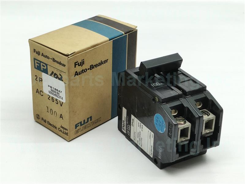 Fuji Electric FP102 Auto Breaker 2Pole 100A 30 Days Warranty Expedited Shipping