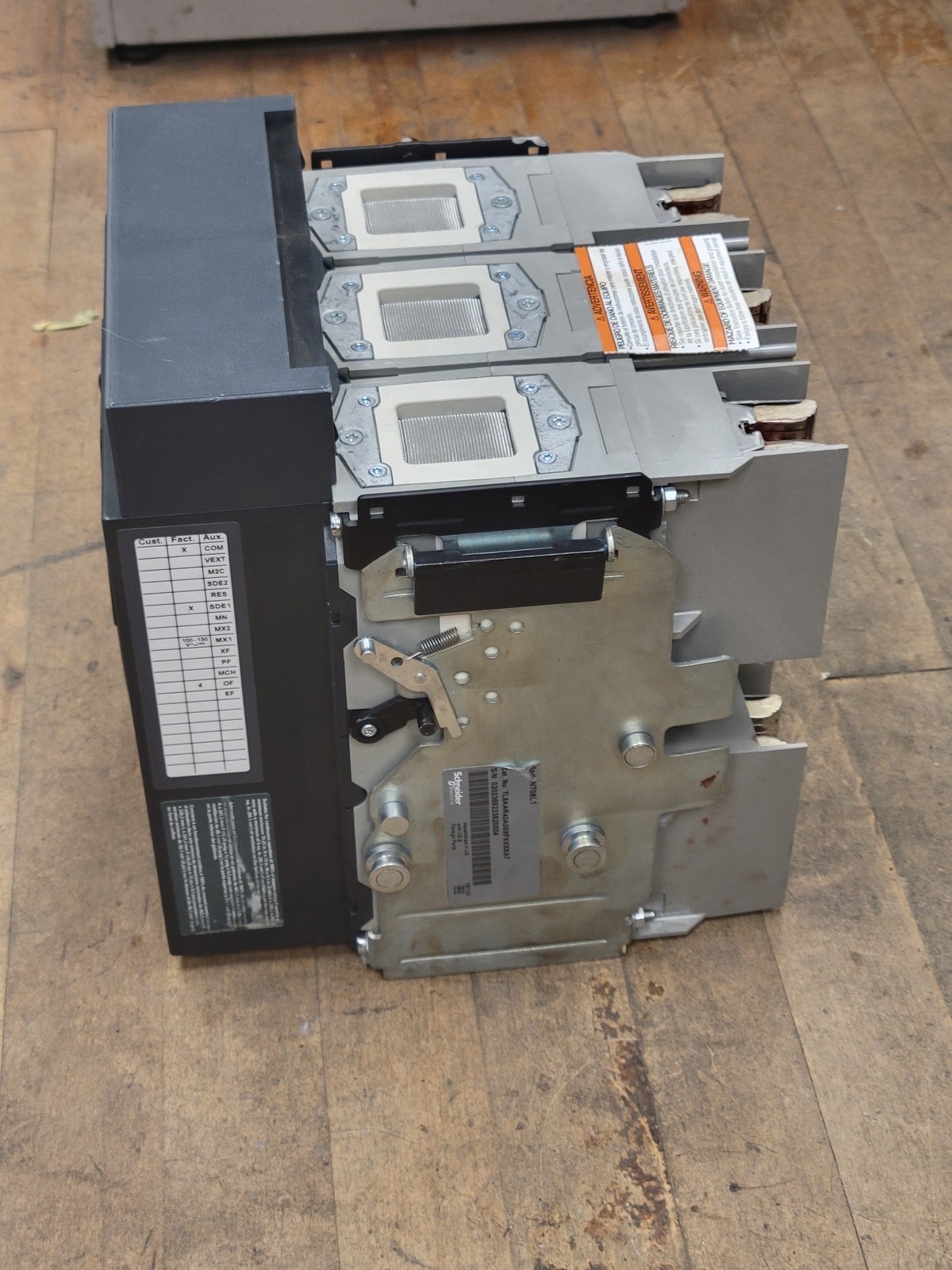Square D TL8AAR43A3SXFXXXXXAT Circuit Breaker 800A 3P 480V Type NT08L1