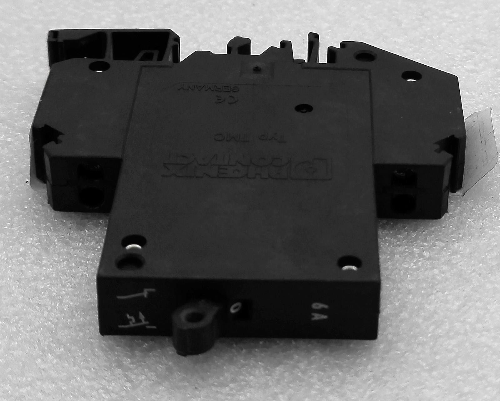PHOENIX CONTACT TMC-1-M1-200-6A SINGLE-POLE 6-AMP TMC DEVICE CIRCUIT BREAKER